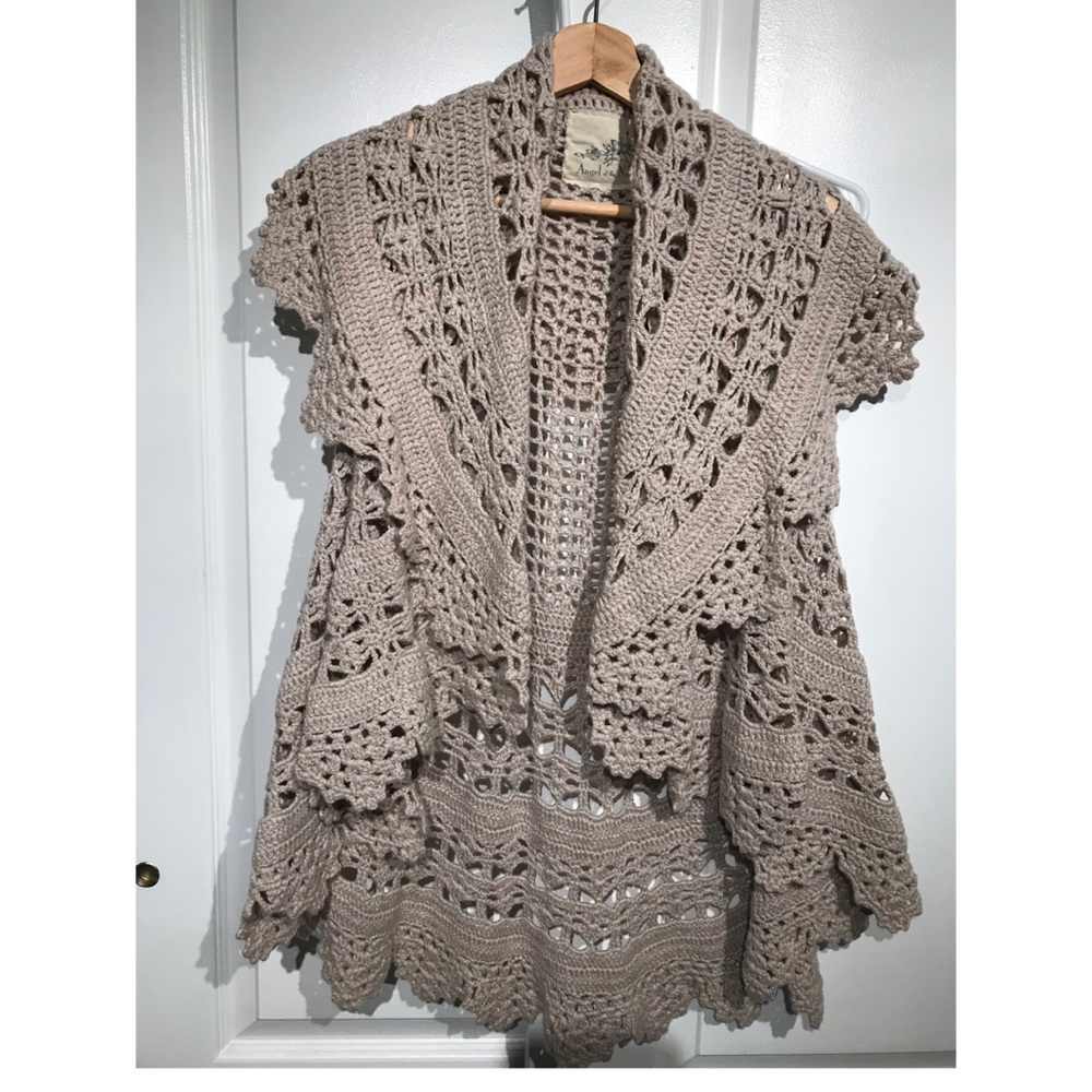 Anthropologie Angel of the North vest